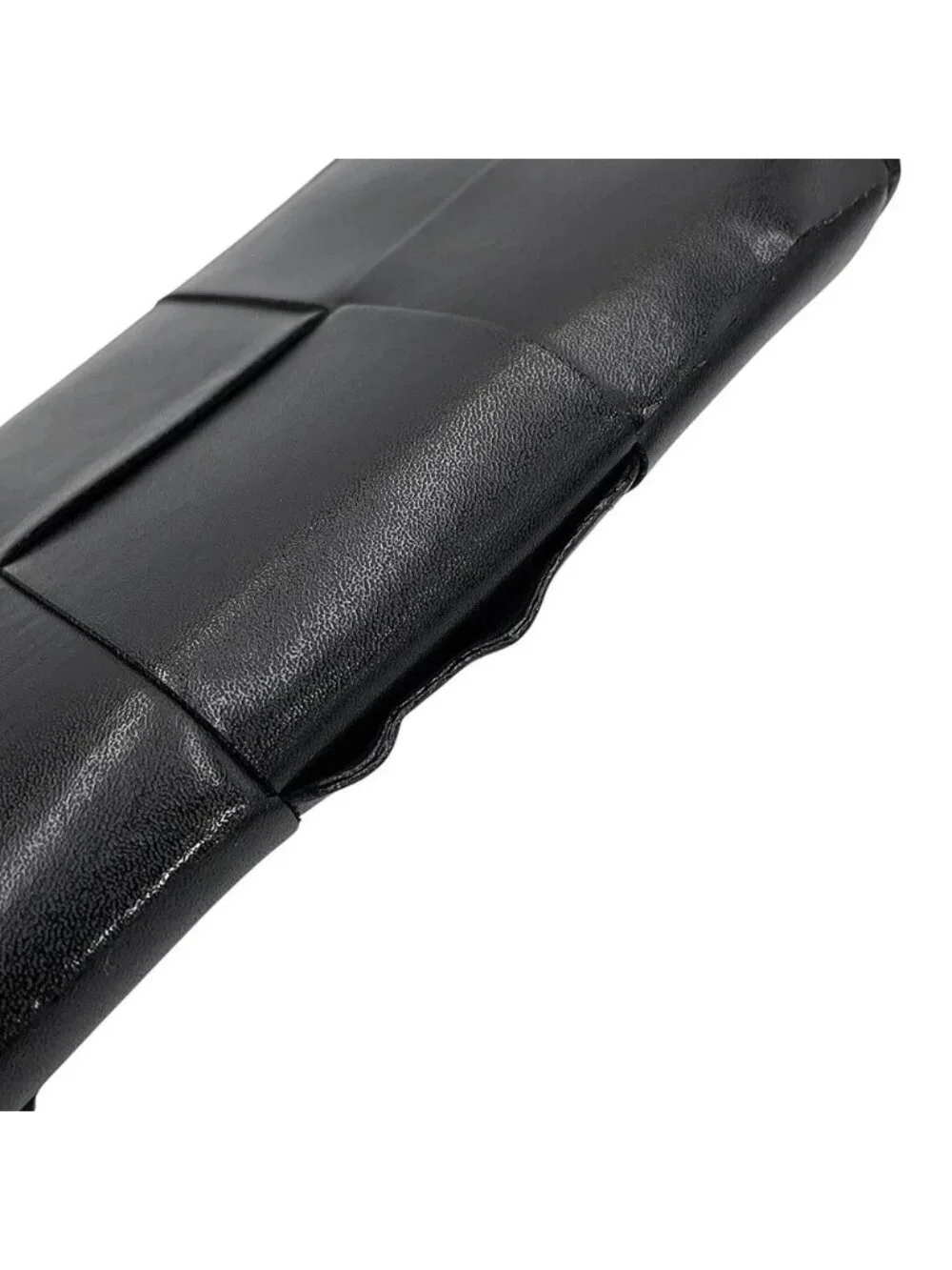Bottega Veneta Wallet Maxi Intrecciato Cassette Slim Lambskin Black